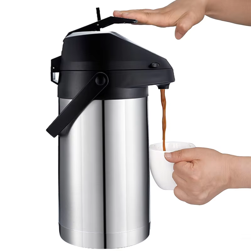 Coffee Tea Urn - 펌프가 있는 에어팟 커피 디스펜서, 뜨거운