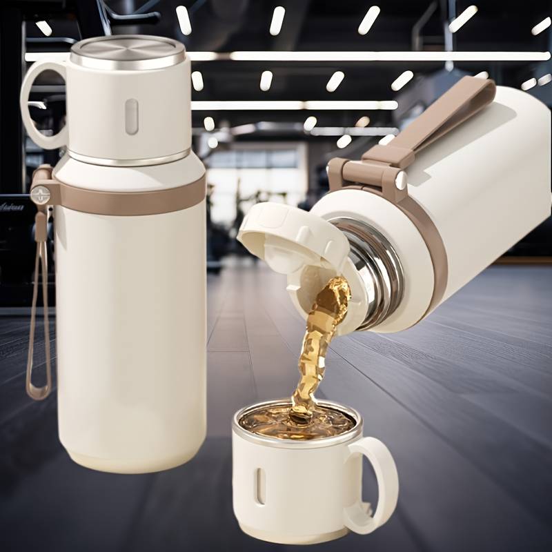 Coffee Tea Exchange - 600ml 스테인리스 스틸 커피 컵 여행용