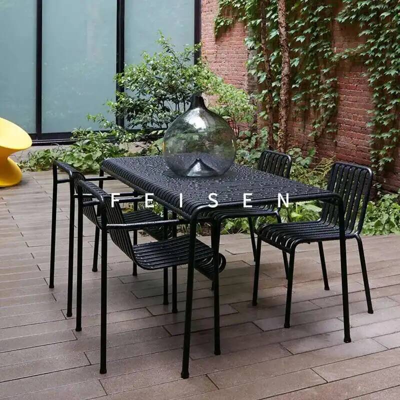 Coffee Tea For Garden - 철제 의자 가게 모던 테이블 및