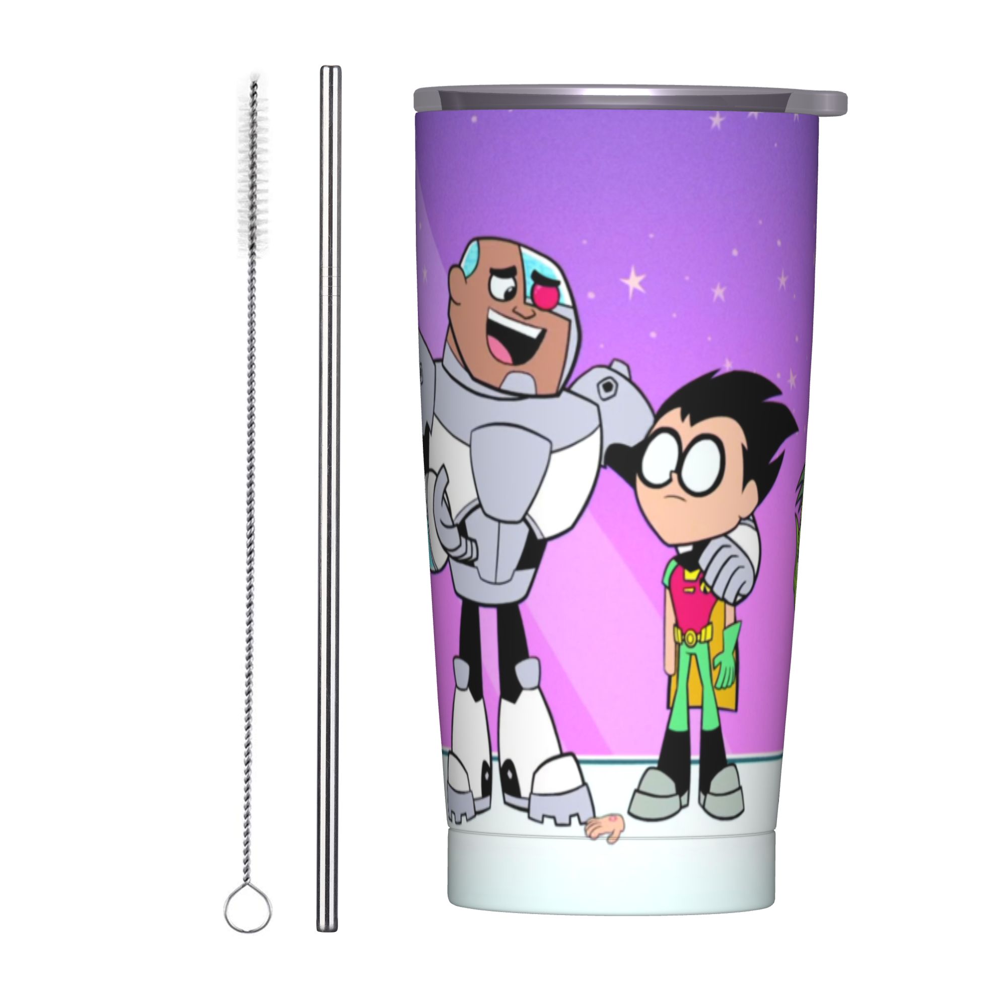 Double Wall Mug - 십대용 만화 텀블러 진공 단열 애니메이션