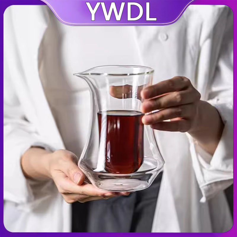 Coffee Tea Shop - YWDL 300ml 이중 유리 커피 쉐어링