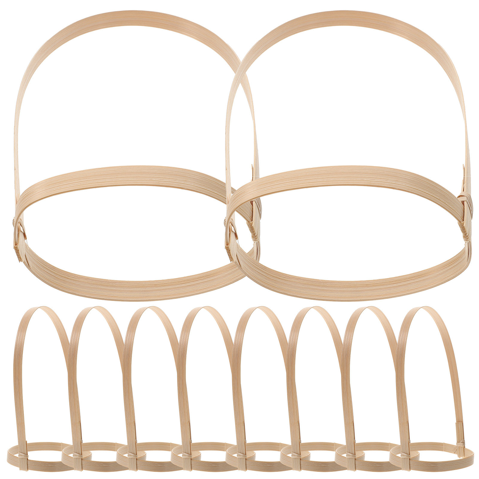 Coffee Tea Holders - 10Pcs 대나무 음료 캐리어 커피 컵