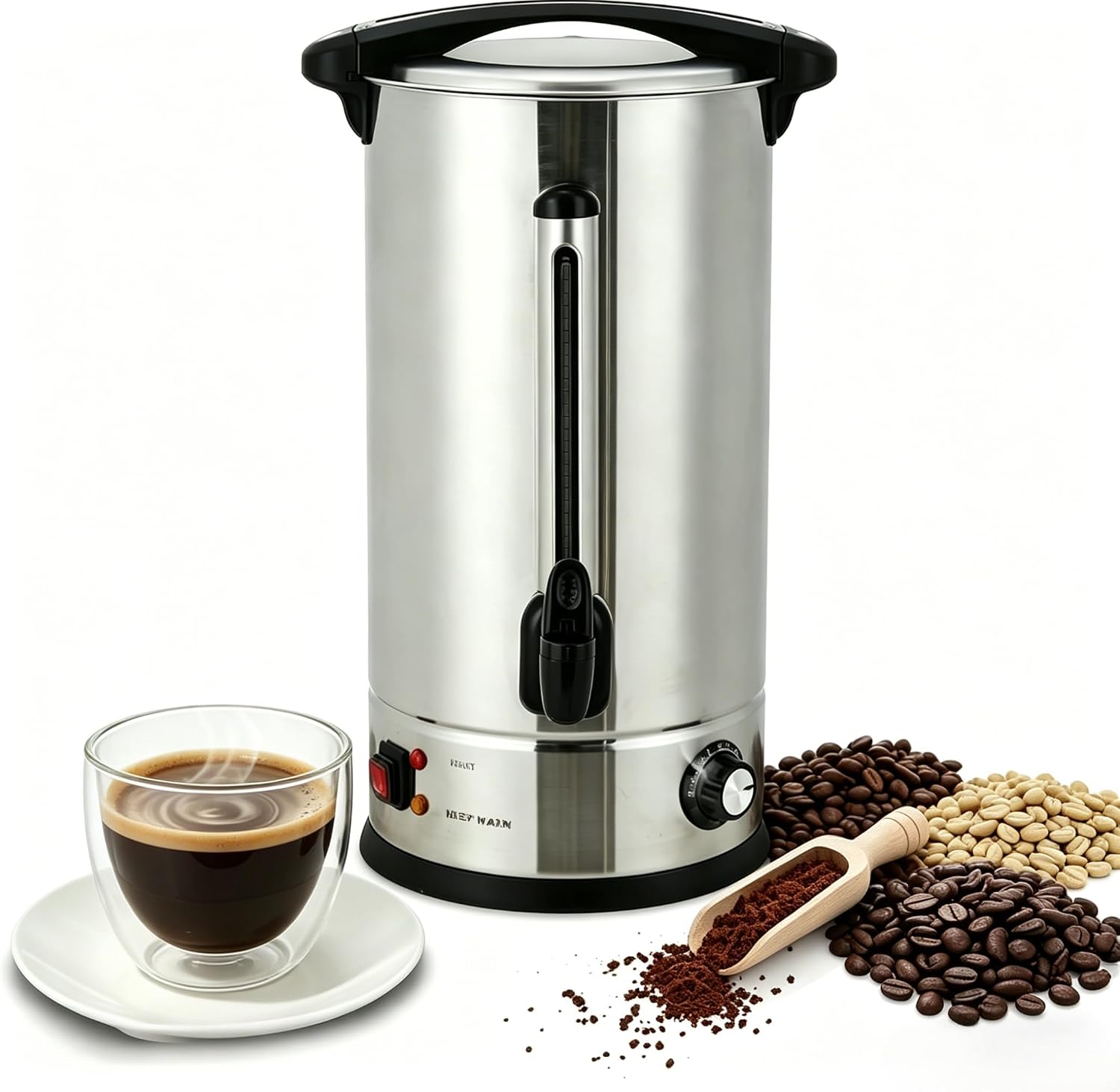 Coffee Tea Urn - Tacleekii 18L 상업용 커피 디스펜서, 빠른