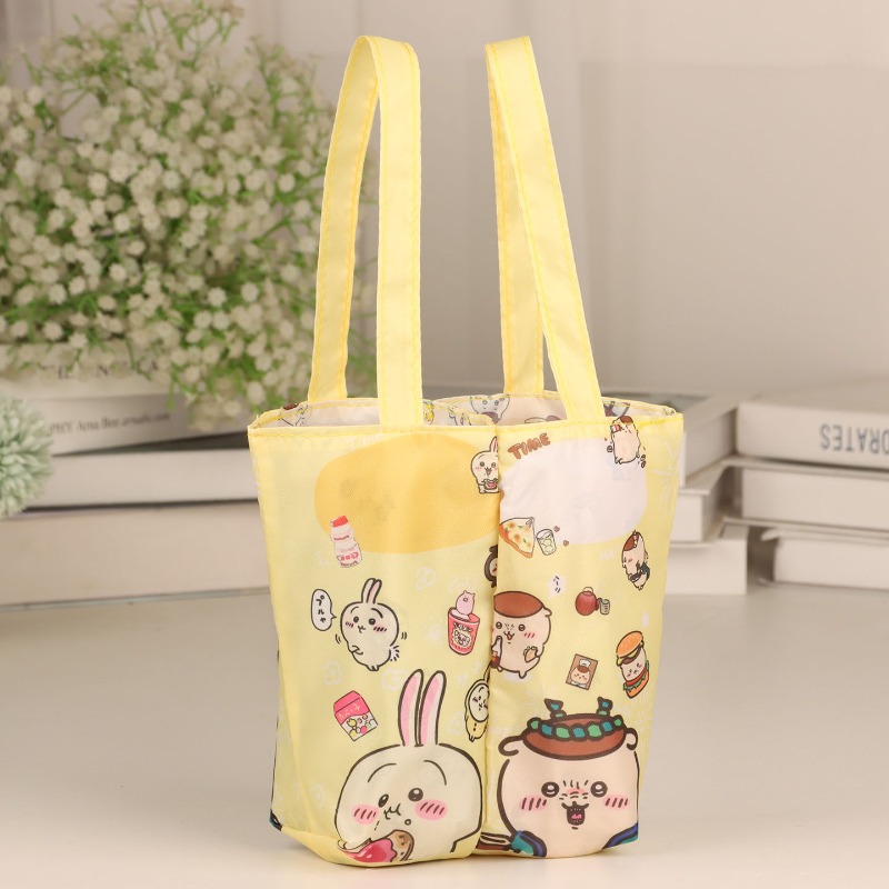 Coffee Tea Holders - 핫 치이카와 우사기 접이식 물컵 가방