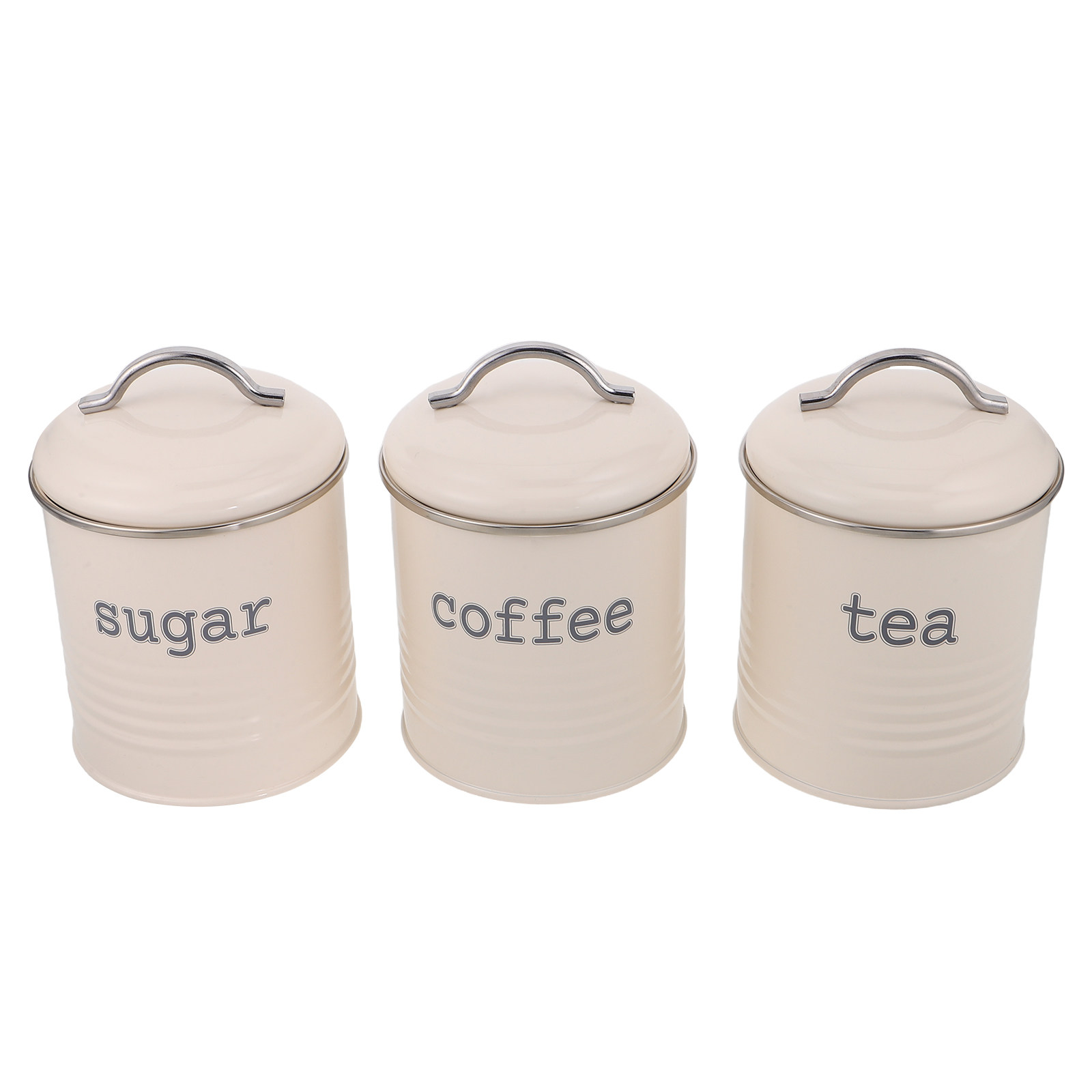Coffee Tea Bean - 3개 세트 밀폐형 커피 원두 보관