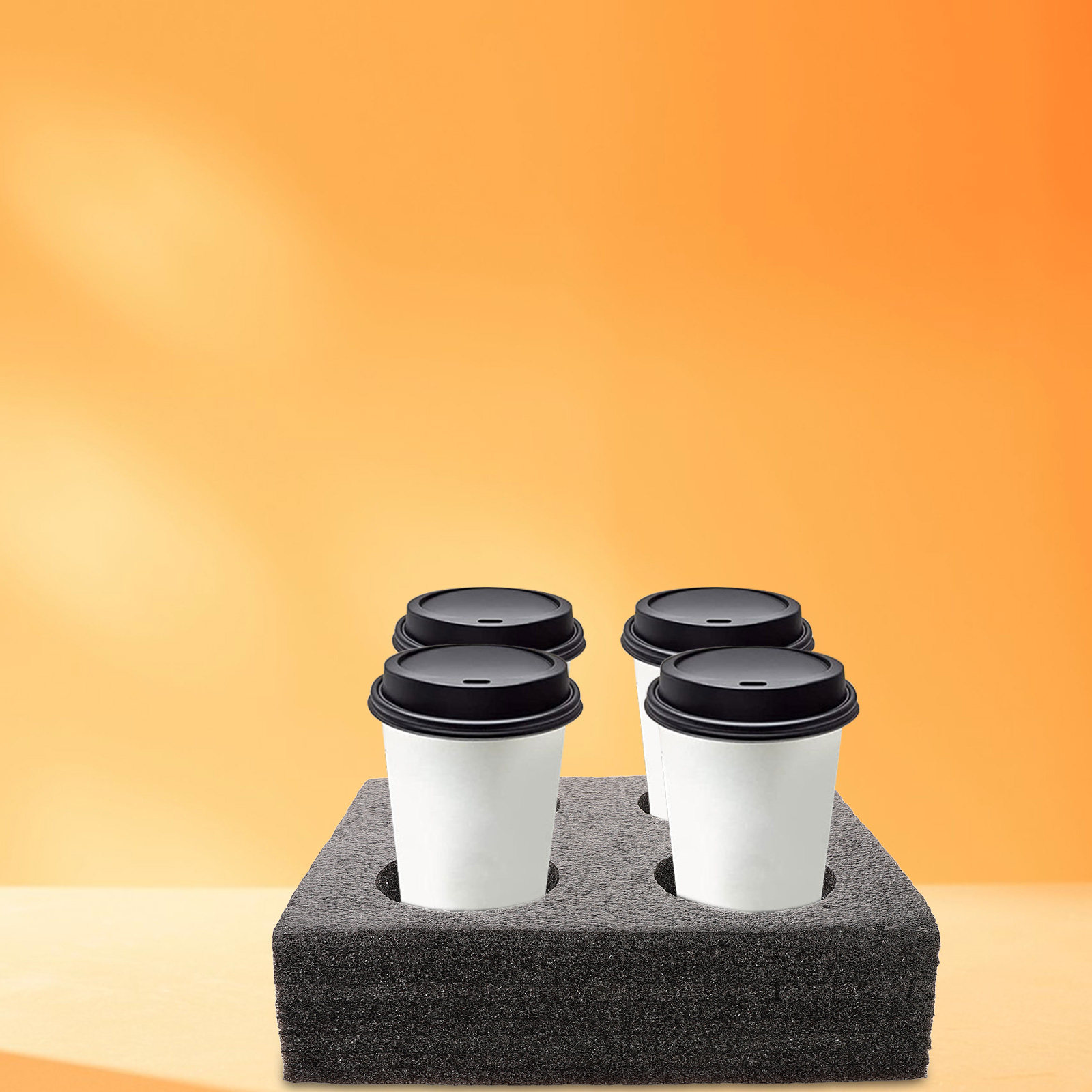 4개 음료용 다중 구멍 컵 캐리어 트레이, 테이크아웃  - Coffee Tea Holders 리뷰 및 가격