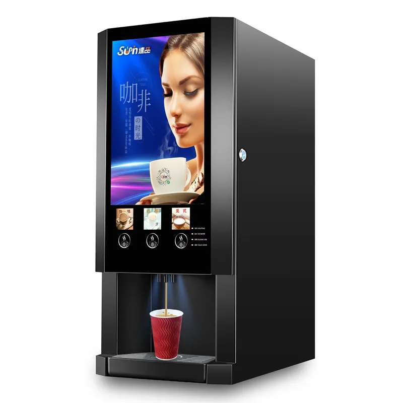 E30S 자동 커피 자판기 3가지 맛 온수/냉수 인스턴 - Coffee Tea Vending Machine For Office 리뷰 및 가격
