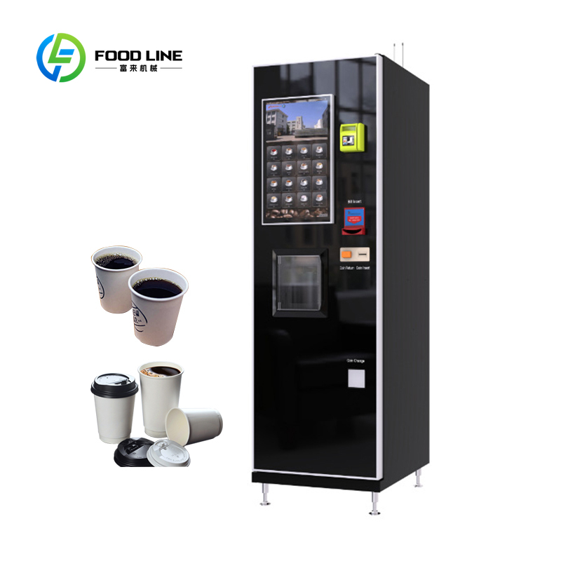 셀프 서비스 커피 자판기 터치스크린 온냉차 커피 음료  - Coffee Tea Vending Machine For Office 리뷰 및 가격