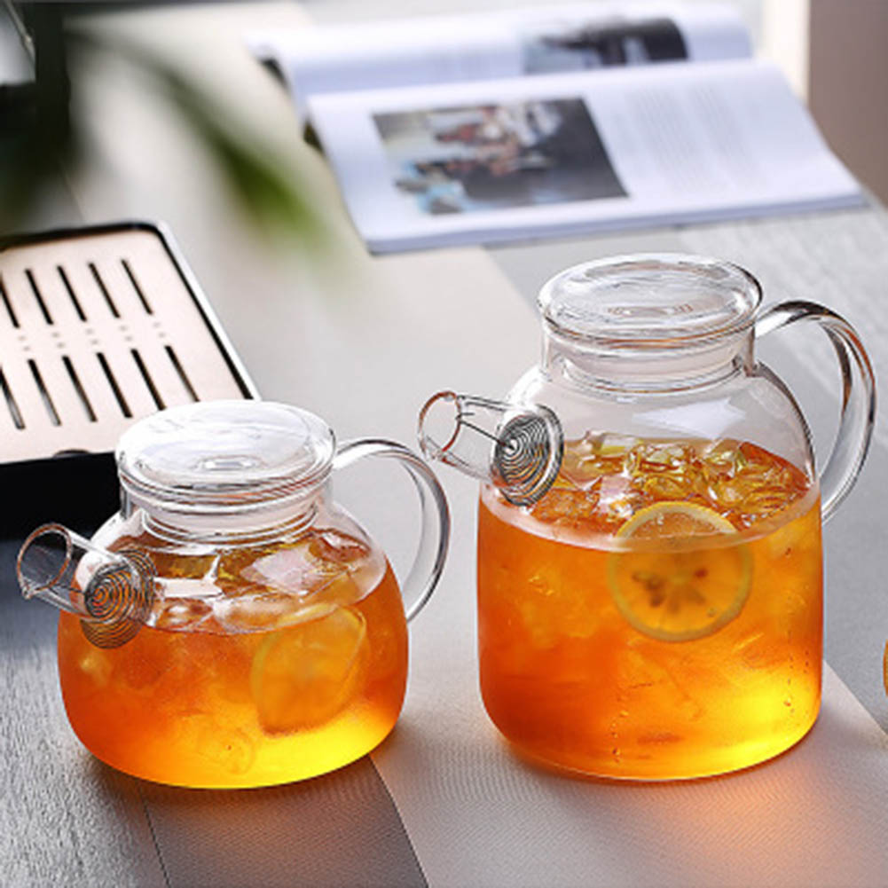 1000/1600ml 투명 붕규산 유리 주전자 내열성  - Coffee Tea Exchange 리뷰 및 가격