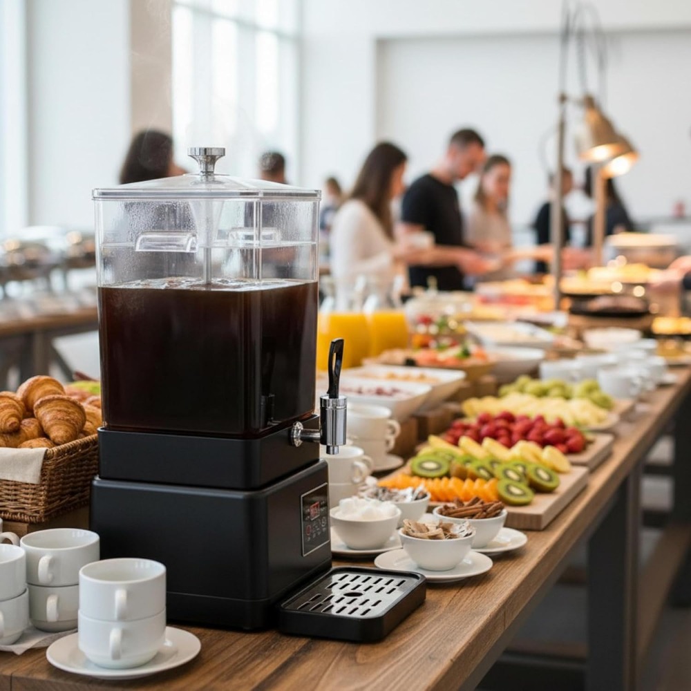 상업용 커피메이커 10L 핫초코 머신 전기 퍼콜레이터  - Coffee Tea Urn 리뷰 및 가격