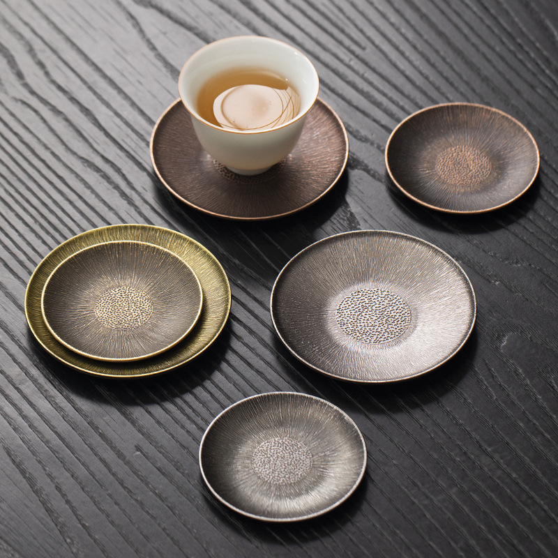 합금 컵받침 젠 앤틱 쿵푸 찻잔 홀더 커피컵 매트 다도 - Coffee Tea Holders 리뷰 및 가격