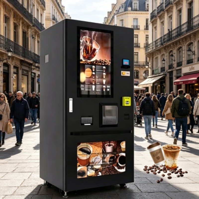 인스턴트 커피 자판기 터치스크린 코인 QR 다중 결제  - Coffee Tea Vending Machine For Office 리뷰 및 가격