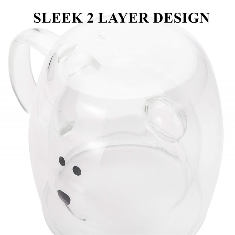 A76I-귀여운 곰돌이 디자인 2팩 이중벽 보온 유리  - Double Wall Mug 리뷰 및 가격