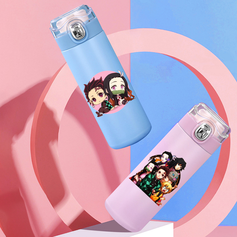 애니메이션 악마 슬레이어 인쇄 400ml 보온병 컵 포 - Coffee Tea Shop 리뷰 및 가격