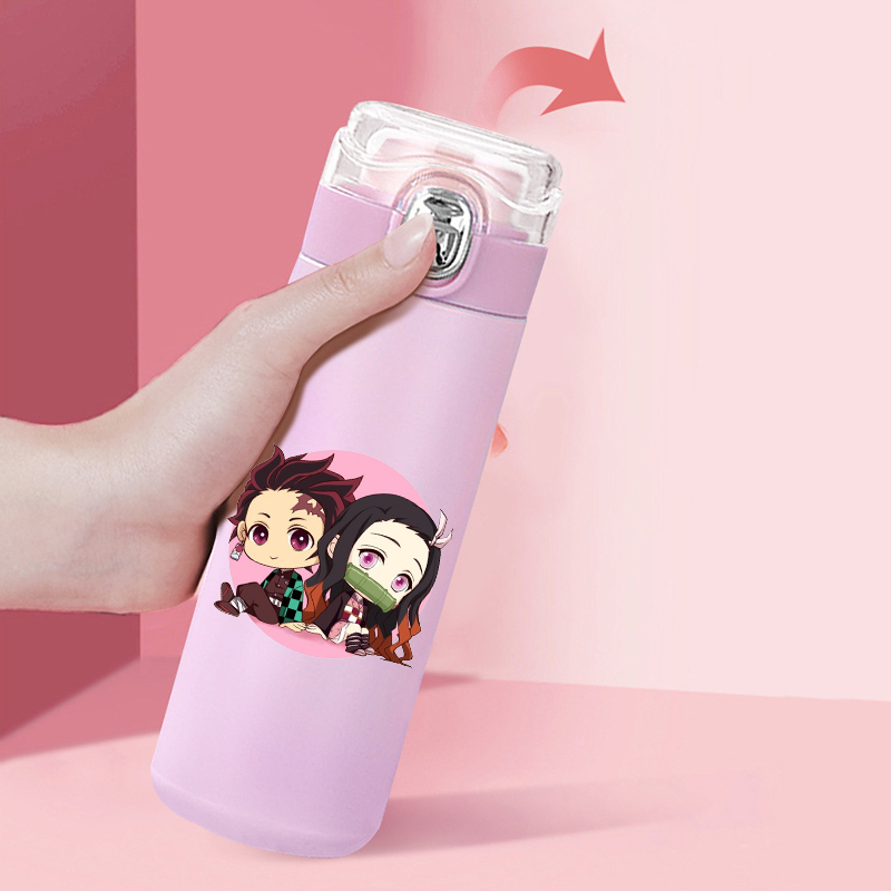 애니메이션 악마 슬레이어 인쇄 400ml 보온병 컵 포 - Coffee Tea Shop 리뷰 및 가격