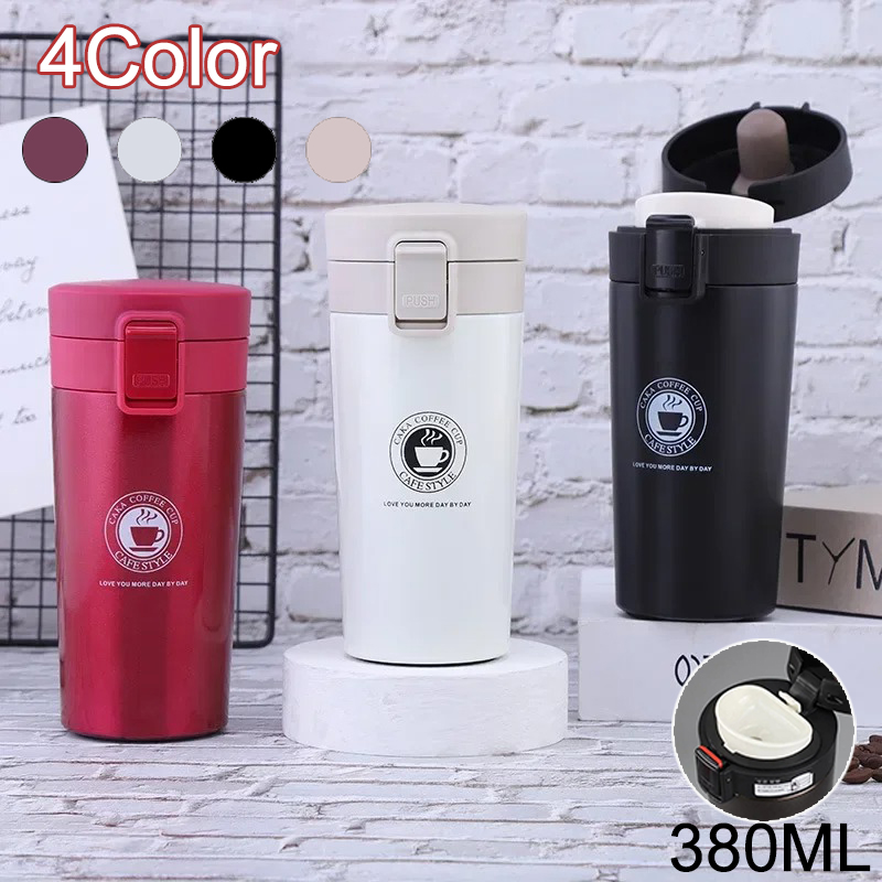 380ml 열 머그잔 이중 벽 304 스테인레스 스틸  - Coffee Tea Exchange 리뷰 및 가격