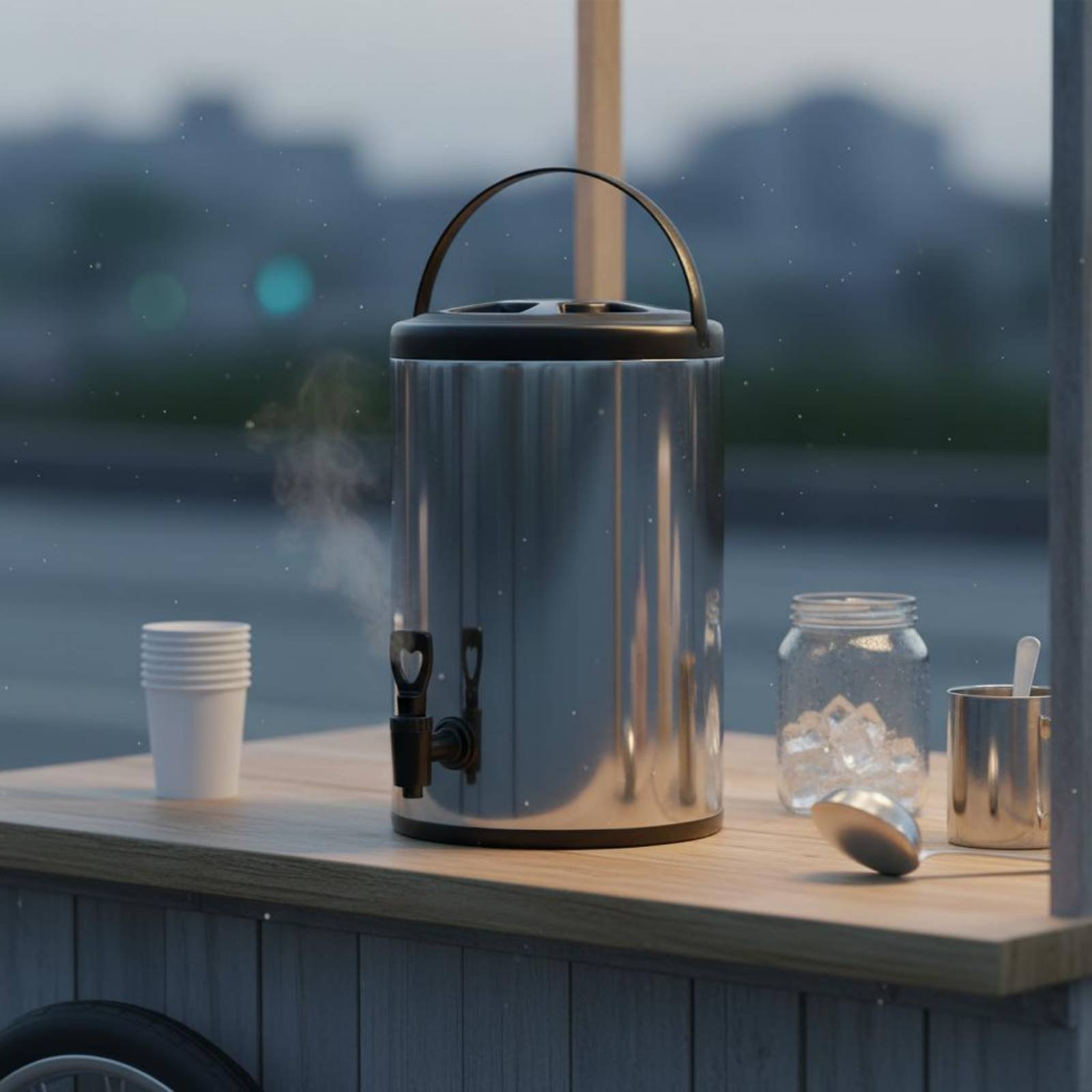 전문가용 밀크티 배럴 녹 방지 스테인리스 스틸 음료 디 - Coffee Tea Urn 리뷰 및 가격