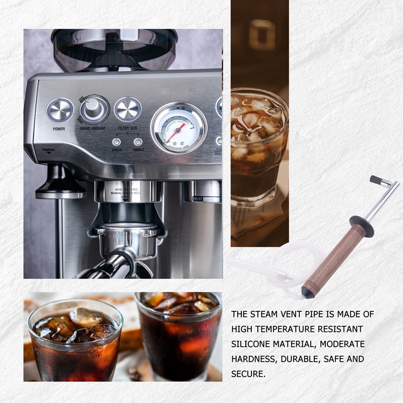 커피 머신 스팀 청소 브러시 ​​나일론 화상 방지 나무 - Coffee & Tea Maker Machine 리뷰 및 가격