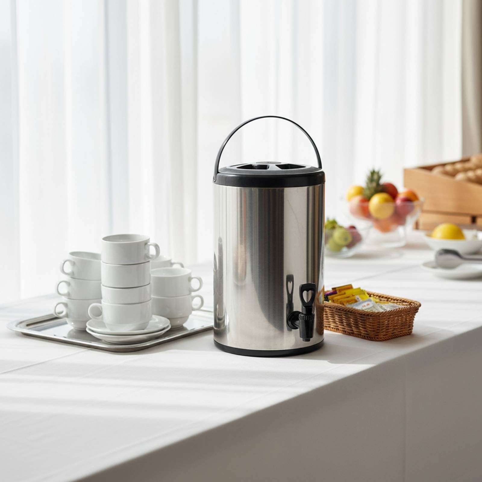 전문가용 밀크티 배럴 대용량 스테인리스 스틸 음료 디스 - Coffee Tea Urn 리뷰 및 가격