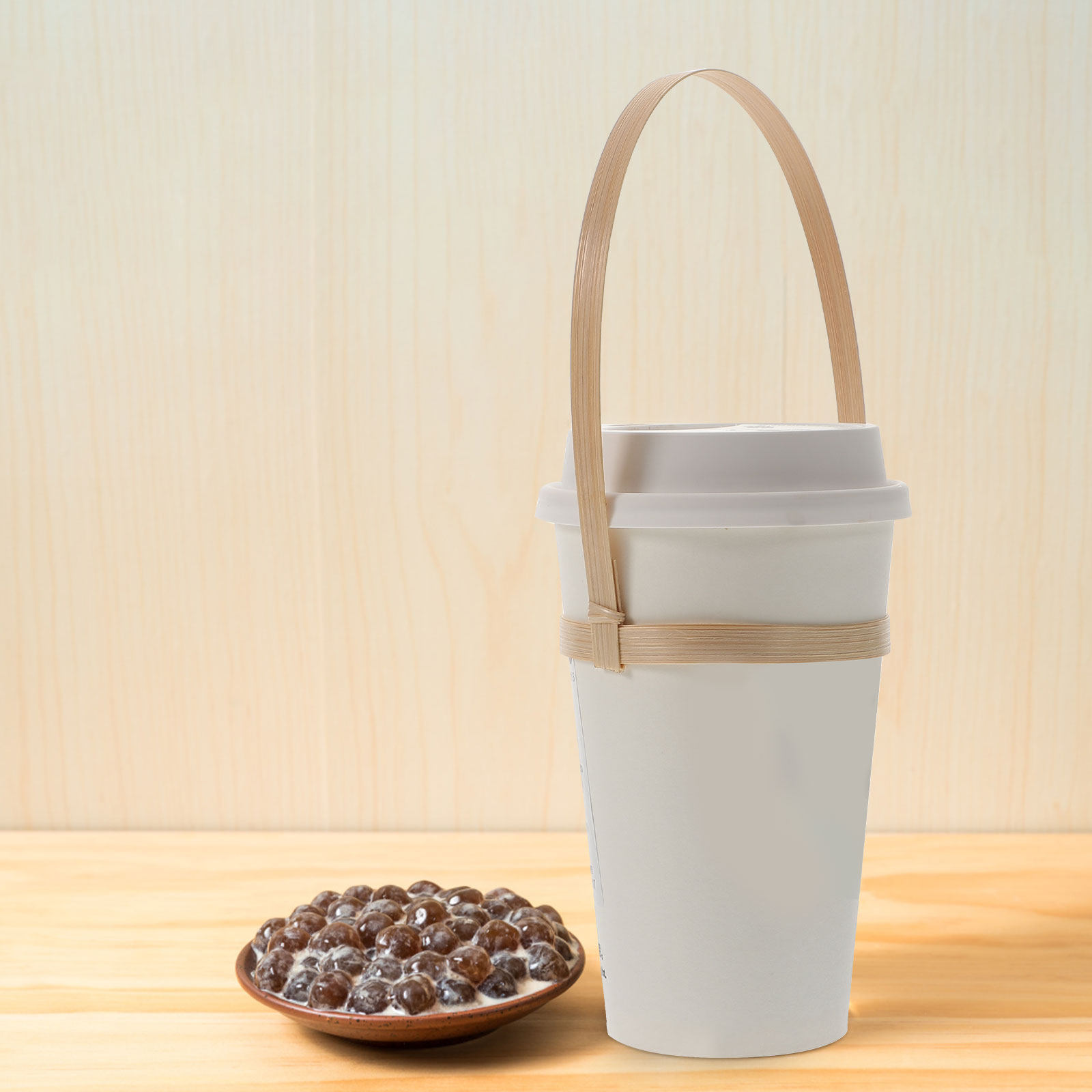 10Pcs 대나무 음료 캐리어 커피 컵 홀더 짠 테이크 - Coffee Tea Holders 리뷰 및 가격