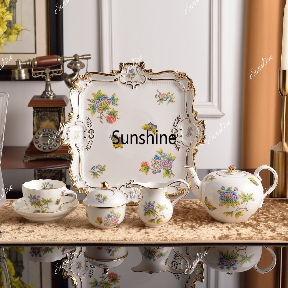 헝가리 꽃무늬 정원풍 애프터눈 티 세트 (티팟, 설탕통 - Coffee Tea For Garden 리뷰 및 가격