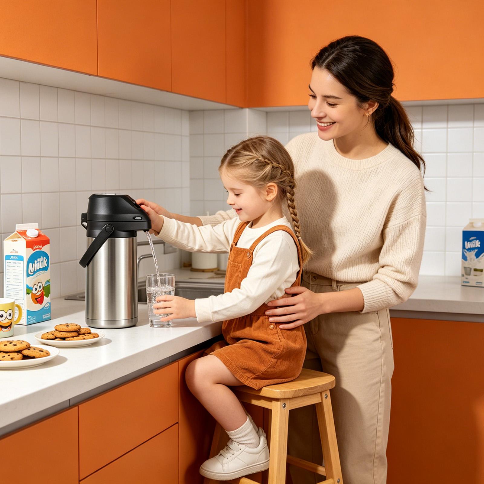 스테인리스 스틸 에어팟 디스펜서 1900ml, 냉온 음 - Coffee Tea Urn 리뷰 및 가격