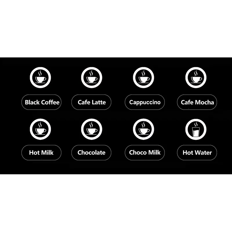E308F 자동 커피 자판기 8가지 핫 음료 인스턴트  - Coffee Tea Vending Machine For Office 리뷰 및 가격