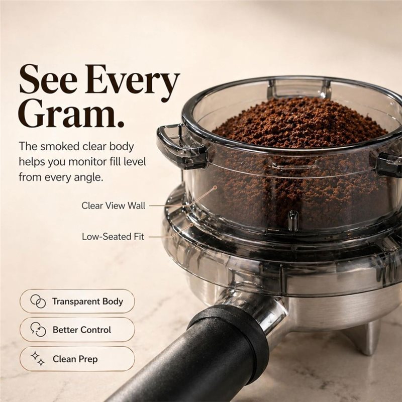 B51CNEW! 트위스트-락 포타필터 깔때기 54mm  - Breville Espresso Barista Express 리뷰 및 가격