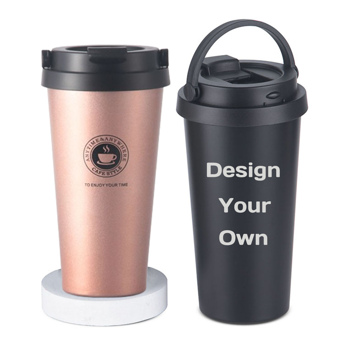 보온 보냉 여행용 커피 머그컵 16온스 스테인리스 스틸 - Double Wall Mug 리뷰 및 가격