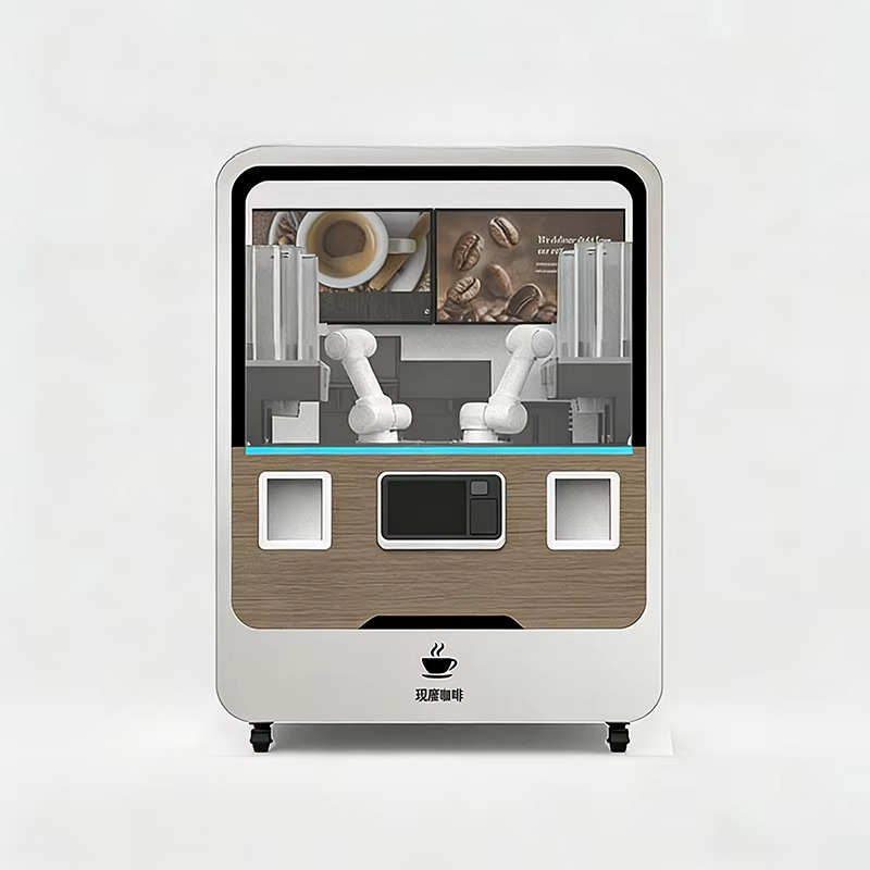 맞춤형 상업용 로봇 바리스타 커피 & 버블티 자판기 ( - Coffee Tea Vending Machine For Office 리뷰 및 가격