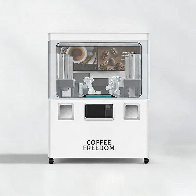 맞춤형 상업용 로봇 바리스타 커피 & 버블티 자판기 ( - Coffee Tea Vending Machine For Office 리뷰 및 가격
