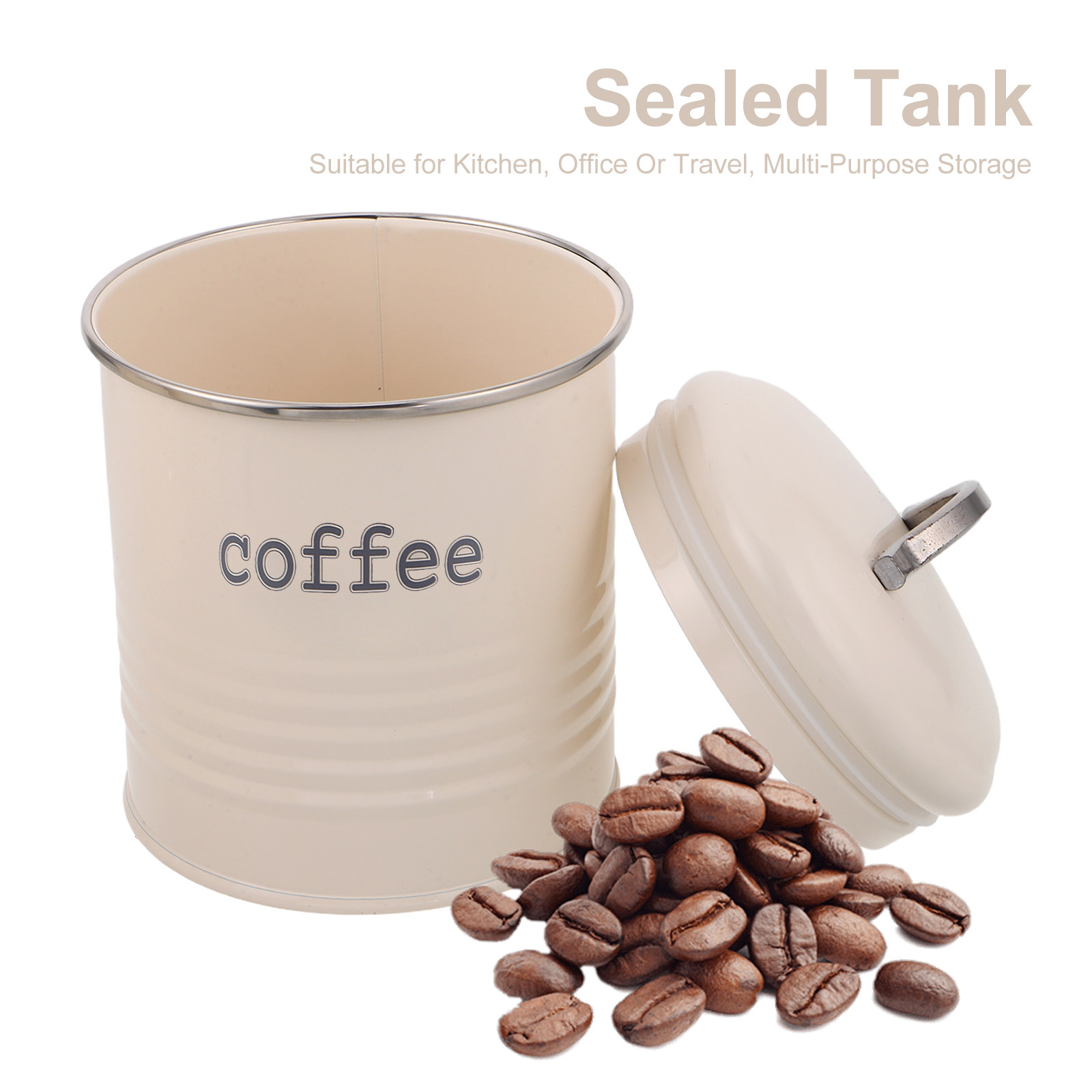 3개 세트 밀폐형 커피 원두 보관 용기, 밀폐형 차/설 - Coffee Tea Bean 리뷰 및 가격